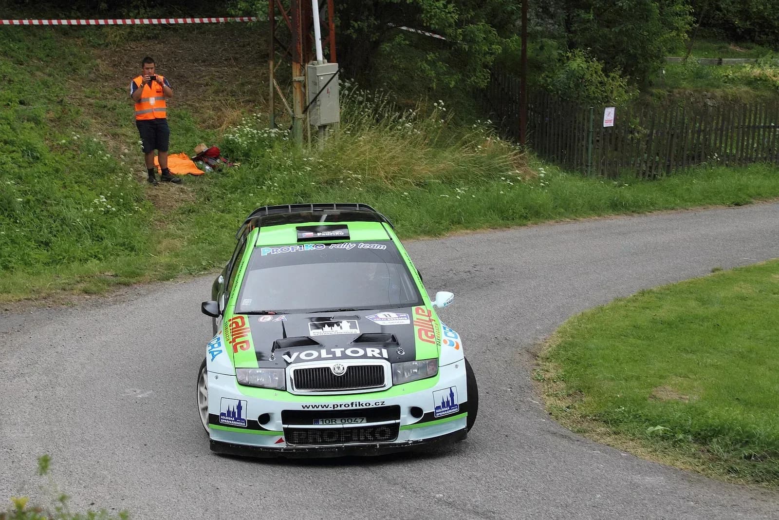 rally car racing - 2015 Rally Bohemia - Trněný, Škoda Fabia WRC