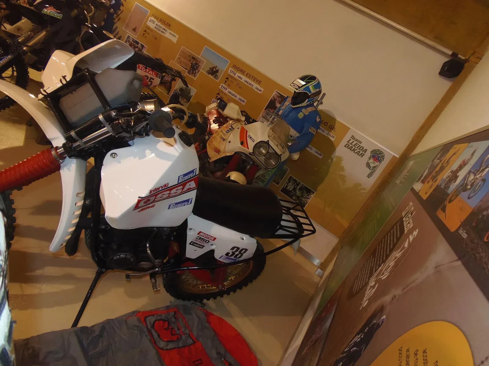 dakar rally desert - Joan Porcar OSSA 350 Dakar 1982 tank
